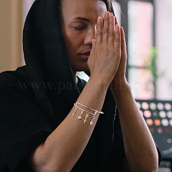 8 個 4 スタイル真鍮マイクロパヴェクリアキュービックジルコニアヨーロピアンダングルチャーム  大穴ペンダント  長持ちメッキ  クロス＆フラットラウンド  本物の金メッキと本物のプラチナメッキ  18~20mm  ペンダント：10~12x6~7.5x2mm  穴：5x3mm  2個/スタイル&nbsp;ZIRC-SZ0004-30