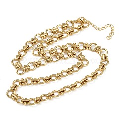 304 Stainless Steel Link Chain Bracelets&nbsp;BJEW-H207-01B-G