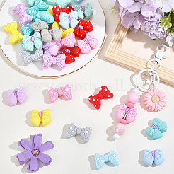 32Pcs 16 Colors Food Grade Eco-Friendly Silicone Focal Beads&nbsp;SIL-PA0001-33