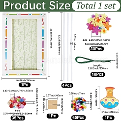 DIY Button Flowers Bouquet Photo Frame Kits&nbsp;DIY-WH20001-72C