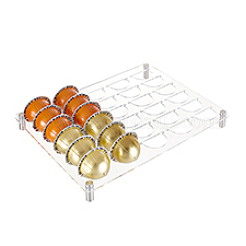 30 Grids Transparent Acrylic Coffee Capsule Holder&nbsp;ODIS-WH0329-72