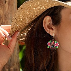 14個7スタイルアクリルパーツ  混合図形  39~43.5x37~43.5x2.5mm  穴：1.8mm  2個/スタイル&nbsp;MACR-SZ0001-84