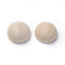 ウッドカボション  半円/ドーム  14.5x8mm&nbsp;WOOD-WH0021-07C