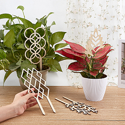 Wood Plant Trellis&nbsp;WOOD-WH0125-17B