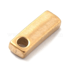 イオンプレーティング（IP）304ステンレススチールチャーム  レターチャーム  18KGP本金メッキ  文字I  9.5x3x3mm  穴：1.6mm&nbsp;STAS-R138-07G-I