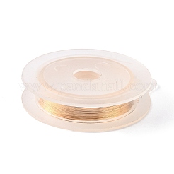 Round Copper Wire for Jewelry Making&nbsp;CWIR-WH0001-0.3mm-05-1