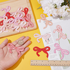 18Pcs 6 Colors Polyester Iron on/Sew On Patches&nbsp;PATC-WR0001-07