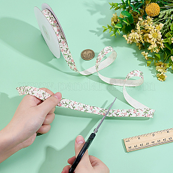 1 Roll Printed Cotton Ribbons&nbsp;SRIB-PH0001-74C