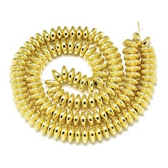 Electroplate Non-magnetic Synthetic Hematite Beads Strands&nbsp;G-S372-001-01G