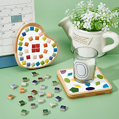 Square Porcelain Cabochons Sets&nbsp;PORC-WH0009-02