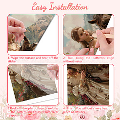 3 Sheets 3 Styles PVC Waterproof Decorative Stickers&nbsp;DIY-WH0404-116
