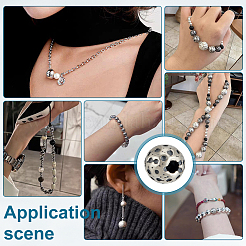 Retro 925 Sterling Silver Spacer Beads&nbsp;STER-PH0004-77A