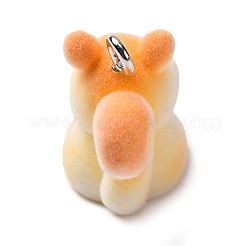 Flocky Animal Resin Pendants&nbsp;FIND-S001-06O