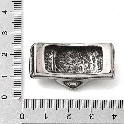 304 Stainless Steel Slide Charms&nbsp;STAS-F356-08AS