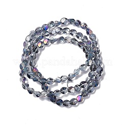Electroplate Glass Beads Strands&nbsp;EGLA-L038-HR03