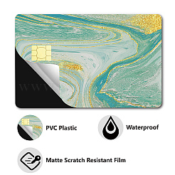 PVC プラスチック防水カード ステッカー  銀行カードの装飾用の粘着カードスキン  長方形  他人  186.3x137.3mm&nbsp;DIY-WH0432-035