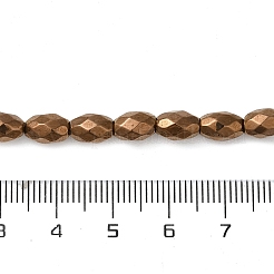 Electroplated Strong Magnetic Synthetic Hematite Beads Strands&nbsp;G-P518-02I