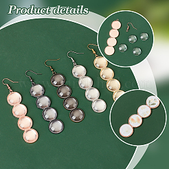 DIY Blank Dome Earring Making Kit&nbsp;DIY-PH0017-28
