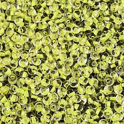 6/0 Inside Colours Transparent Glass Seed Beads&nbsp;SEED-T007-07C