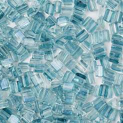 Transparent Spray Painted Glass Seed Beads&nbsp;SEED-L011-10A-09