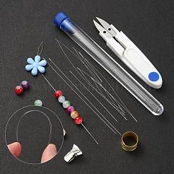 High Carbon Steel Big Eye Beading Needle&nbsp;TOOL-YW0001-32
