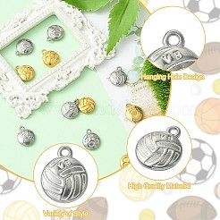 12Pcs 6 Styles 304 Stainless Steel Pendants&nbsp;STAS-CJ0002-88