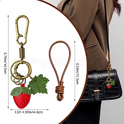 1Pc Wooden Pendant Keychain&nbsp;KEYC-SZ0001-24G