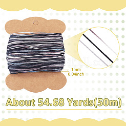 50M Gradient Color Waxed Polyester Cords&nbsp;YC-TADJ0001-04F