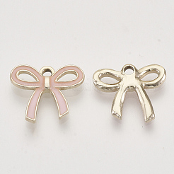 Light Gold Plated Alloy Pendants&nbsp;X-ENAM-T009-40A