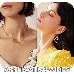 20Pcs 10 Styles Rack Plating Alloy Open Back Bezel Pendants&nbsp;FIND-YW0008-71