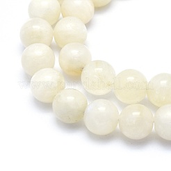 Natural Rainbow Moonstone Strands&nbsp;G-G764-45-10mm