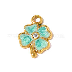 304 Stainless Steel Enamel Pendants&nbsp;STAS-OY010-50G