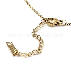 ABS Plastic Pendant Necklaces&nbsp;NJEW-E105-24KCG
