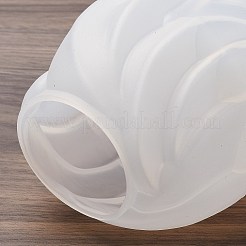 花のDIYキャンドル作り  レジン型  UVレジン用  エポキシ樹脂工芸品作り  ホワイト  85.5x83.5x88.5mm  内径：47.5mm&nbsp;LS-SIMO-M045-03