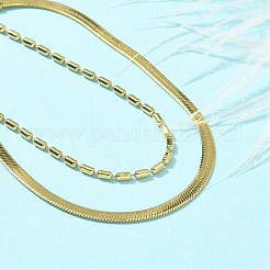 304 Stainless Steel Snake Chain Bracelets&nbsp;BJEW-C084-03G