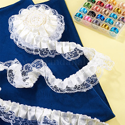 12.5 Yards Polyester Lace Ribbon&nbsp;OCOR-TA0003-85C