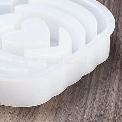 DIYシリコンモールド  エポキシ樹脂工芸品作り  キャンドル作り  ホワイト  カボチャ  107x111x22mm&nbsp;DIY-A051-07B