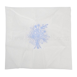 DIY Flower Pattern Organza Embroidery Hanging Ornament Kits&nbsp;DIY-WH0304-511