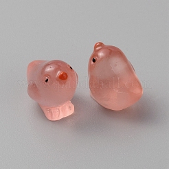 Luminous Resin Chick Display Decoration&nbsp;RESI-WH0038-10B