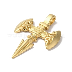 PVD Vacuum Plating 304 Stainless Steel Big Pendants&nbsp;STAS-B069-54G