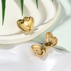 Ion Plating(IP) 304 Stainless Steel Hoop Earrings&nbsp;EJEW-C124-01D-G