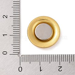 鉄のブローチパーツ  磁石付き  マグネチック  フラットラウンド  ゴールドカラー  17x3mm&nbsp;FIND-A037-04G