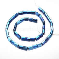 Electroplate Magnetic Synthetic Hematite Bead Strands&nbsp;G-A164-04-02
