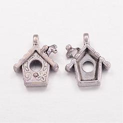 Tibetan Style Alloy Pendants&nbsp;TIBEP-4850-AS-NR