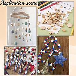 120Pcs 2 Styles Natural Maple Wood Beads&nbsp;WOOD-SC0002-28