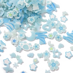 Luminous Handmade Polymer Clay Cabochons&nbsp;CLAY-E003-01C