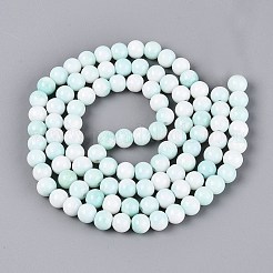 Opaque Ombre Effect Dyed Glass Beads Strands&nbsp;GLAA-Q106-04A-07
