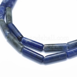 天然石ソーダライトビーズ連売り  コラム  11~15x3.5~4.5mm  穴：1~1.2mm  約28~30個/連  15.1~15.9インチ（38.5~40.5cm）&nbsp;G-F631-D16