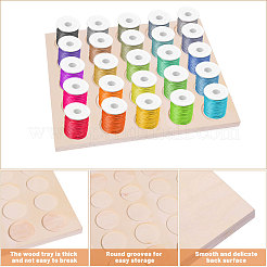 Wooden Yarn Tray&nbsp;AJEW-WH0473-44