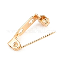 304ステンレス製ブローチ金具  バックバーピン  2穴付き  ステンレス鋼色  17.5x5x5mm&nbsp;SA-CBA4377-01A-G